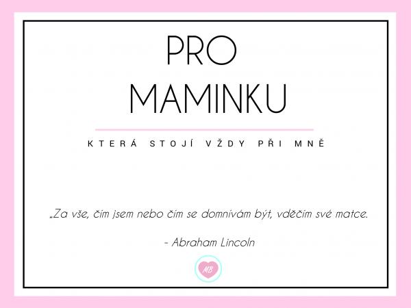 pro maminku
